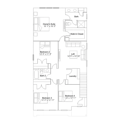 Floorplan - 1007 Yellow Leaf Ln, Durham, NC 27703 photo 2 of 2