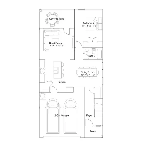 Floorplan - 1007 Yellow Leaf Ln, Durham, NC 27703 photo 1 of 2