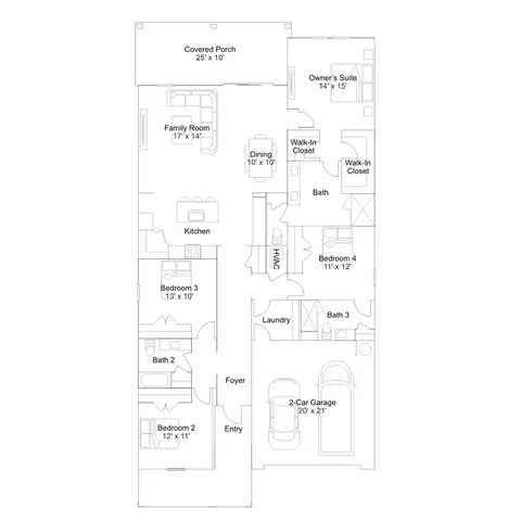 Floorplan - 22256 Rustic Ranch Ln, Estero, FL 33928 photo 2 of 2