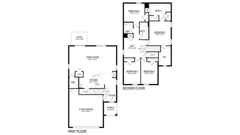 Floorplan - 10422 Charlotte Dr, Parrish, FL 34219 photo 1 of 1