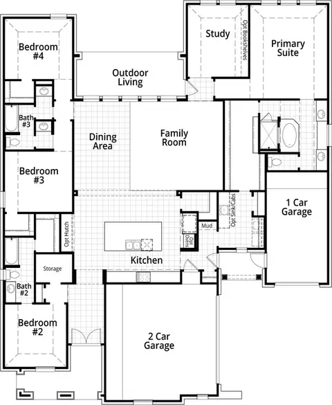 Floorplan - 317 Vale Run, Kyle, TX 78640 photo 1 of 1