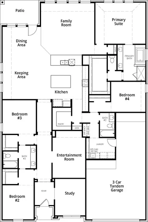 Floorplan - 17705 Coronation St, Conroe, TX 77302 photo 1 of 1