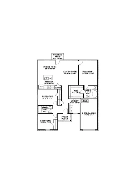 Floorplan - 119 Cane Run Ct, Duson, LA 70529 photo 1 of 2