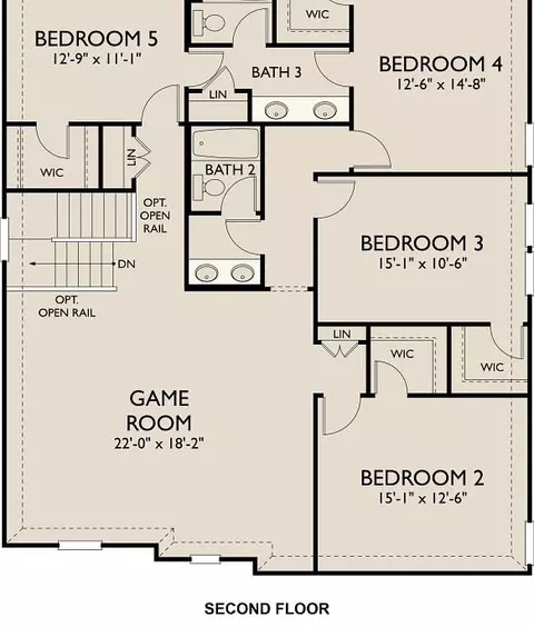Floorplan - 3993 Olin Way, Celina, TX 75009 photo 1 of 2