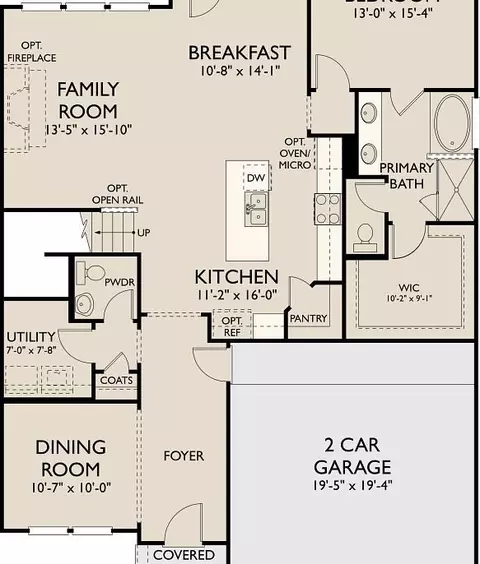 Floorplan - 3993 Olin Way, Celina, TX 75009 photo 2 of 2