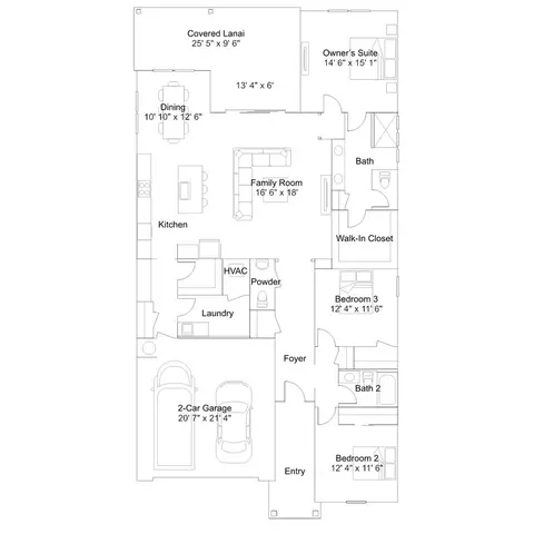 Floorplan - 75725 Lily Pond Ct, Yulee, FL 32097 photo 1 of 1