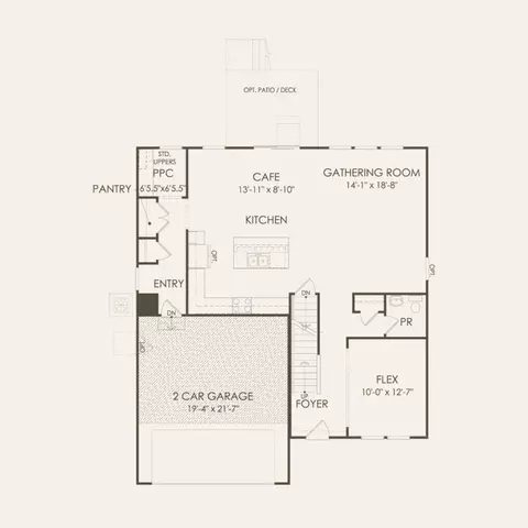 Floorplan - 702 Risdon Trl N, Saline, MI 48176 photo 1 of 2