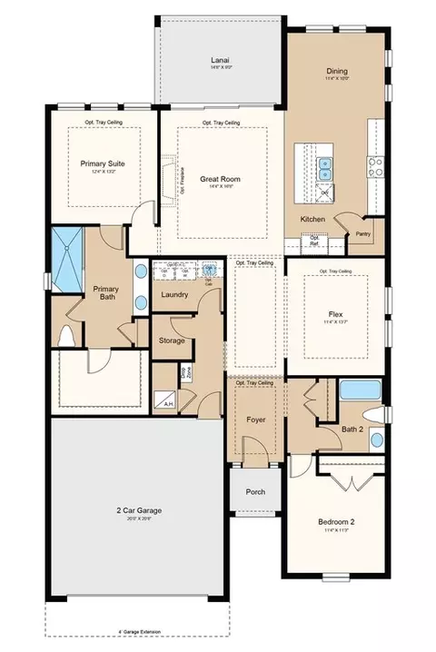 Floorplan - 10614 Eclipse St, Sarasota, FL 34241 photo 1 of 1