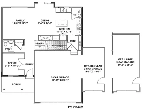 Floorplan - 1869 E 920 N #420, Salem, UT 84653 photo 1 of 3