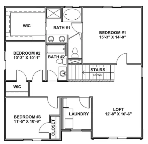 Floorplan - 1869 E 920 N #420, Salem, UT 84653 photo 2 of 3