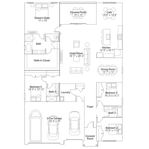 Floorplan - 17838 Longleaf Dr, Athens, AL 35611 photo 1 of 1