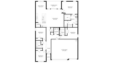 Floorplan - 337 Mango Ave, Sebastian, FL 32958 photo 1 of 1
