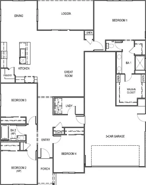 Floorplan - 4235 Haleakala Ave, Redding, CA 96001 photo 1 of 1