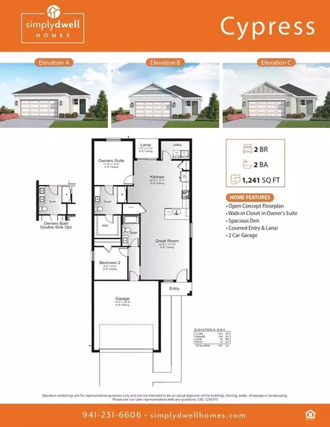 Floorplan - 4638 Hawthorn Ave, Parrish, FL 34219 photo 1 of 1