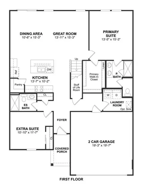 Floorplan - 294 Gerry St, Ranson, WV 25438 photo 1 of 2