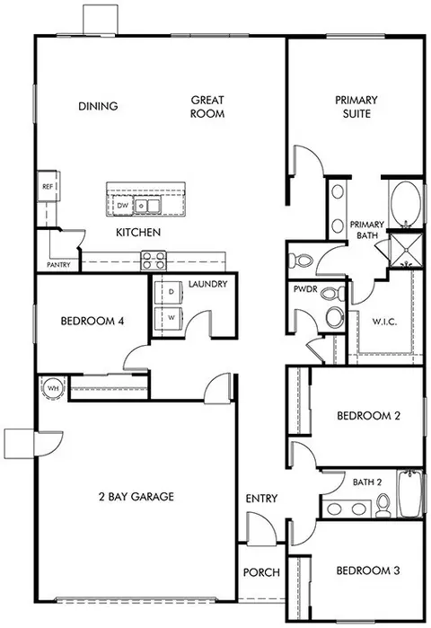 Floorplan - 11467 Sheehan Ln, Beaumont, CA 92223 photo 1 of 1