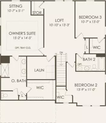 Floorplan - 3163 Vineyard Ln, Aurora, IL 60502 photo 2 of 4