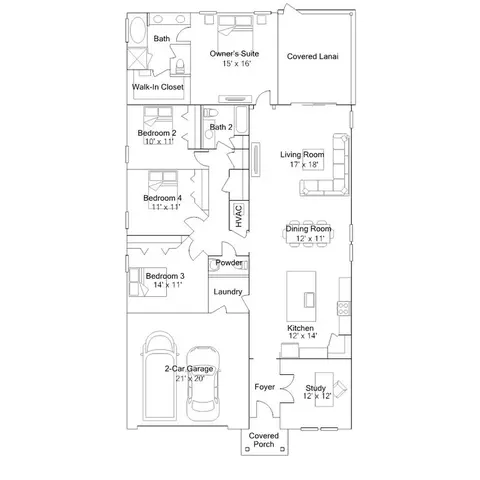 Floorplan - 39 Simonson Run, Saint Augustine, FL 32092 photo 1 of 1