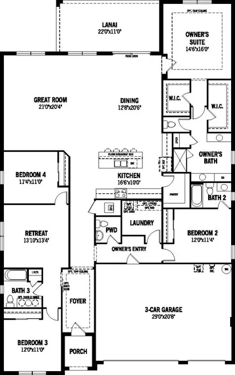 Floorplan - 11965 Starbright Path, Venice, FL 34293 photo 1 of 1