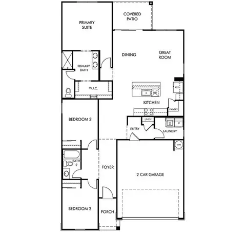 Floorplan - 24381 W Hazel Dr, Buckeye, AZ 85326 photo 1 of 1