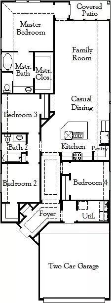 Floorplan - 407 Aztec Cave Dr, New Caney, TX 77357 photo 1 of 1