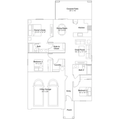Floorplan - 39428 Sangria Ct, Indio, CA 92203 photo 1 of 1