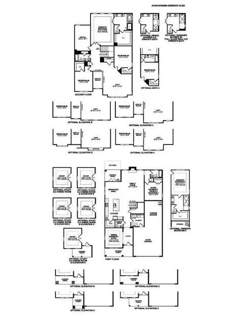 Floorplan - 9905 Emerson Glen Dr, Concord, NC 28027 photo 3 of 5