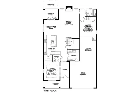 Floorplan - 9905 Emerson Glen Dr, Concord, NC 28027 photo 2 of 5