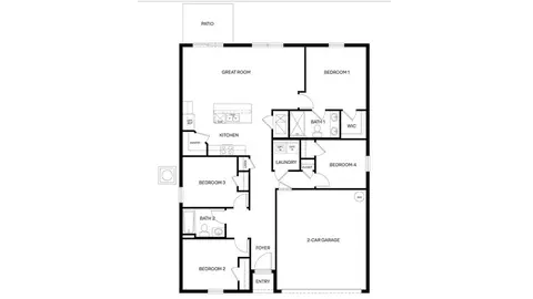 Floorplan - 2815 Adeline Ave, Winter Haven, FL 33881 photo 1 of 1