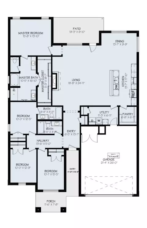 Floorplan - Undisclosed, Lubbock, TX 79407 photo 1 of 1