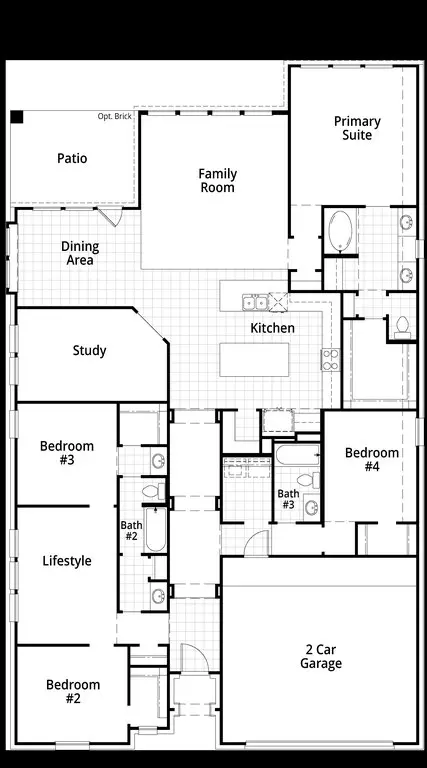 Floorplan - 208 N Eagle Point Rd, Van Alstyne, TX 75495 photo 1 of 1