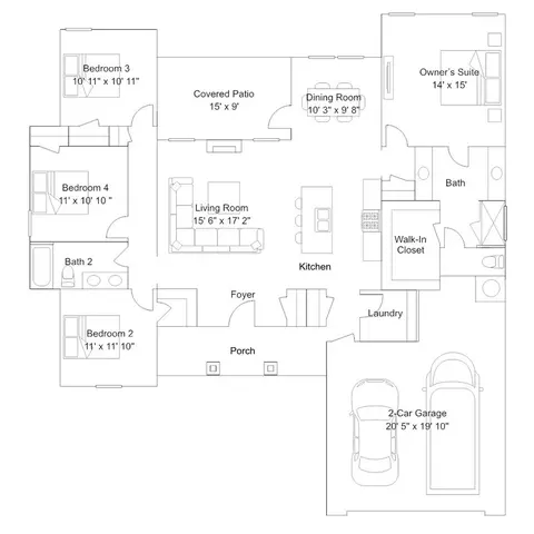 Floorplan - 216 Overton Dr, Perry, GA 31069 photo 1 of 1