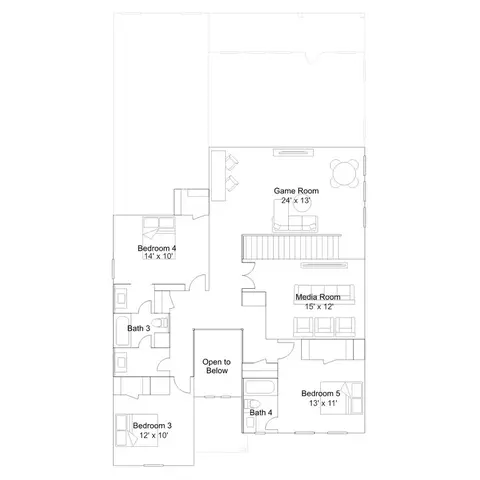Floorplan - 1605 Four Waters Loop, Georgetown, TX 78628 photo 2 of 2
