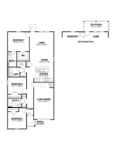 Floorplan - 24739 Berry Ridge Ln, Springfield, LA 70462 photo 2 of 2