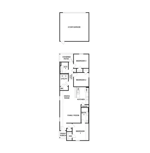 Floorplan - 231 Constanza Trl, Bastrop, TX 78602 photo 1 of 1