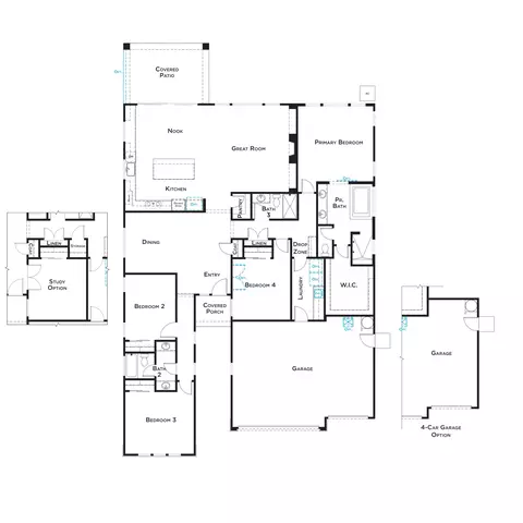 Floorplan - 3963 Story Pl, Placer One, CA 95747 photo 1 of 1