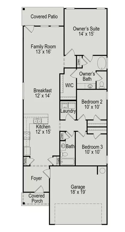 Floorplan - 14202 Firecracker Ln, Splendora, TX 77372 photo 1 of 1