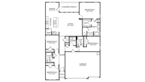 Floorplan - 719 Eagle Cv, Wetumpka, AL 36093 photo 1 of 1