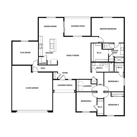 Floorplan - 5124 Beaverhead Ave, Bakersfield, CA 93306 photo 1 of 1
