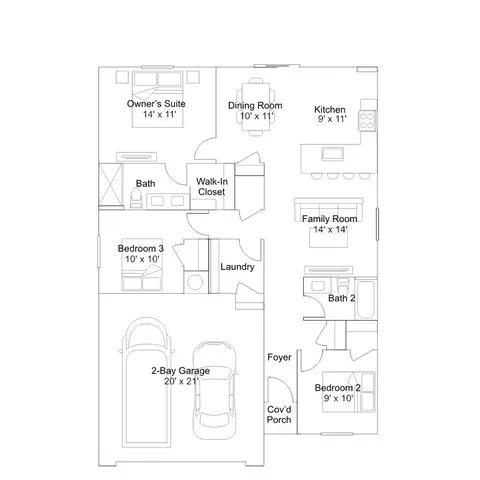Floorplan - 41 Moonshadow Ln, Sequim, WA 98382 photo 1 of 1
