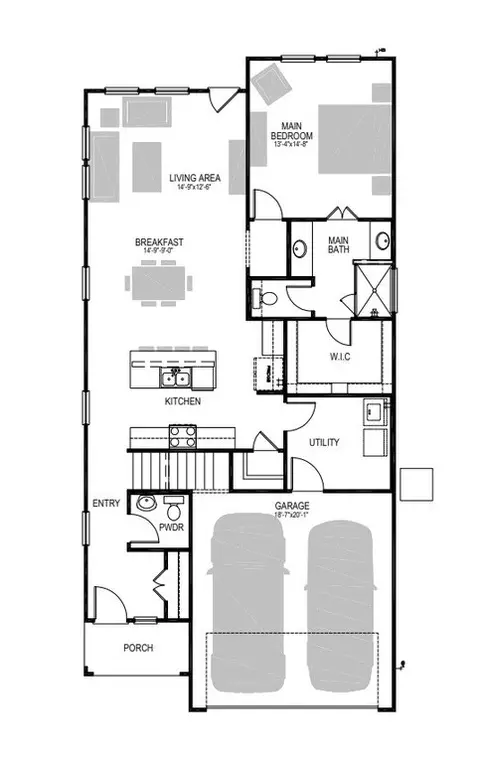 Floorplan - 223 Hornet St, Elgin, TX 78621 photo 1 of 2