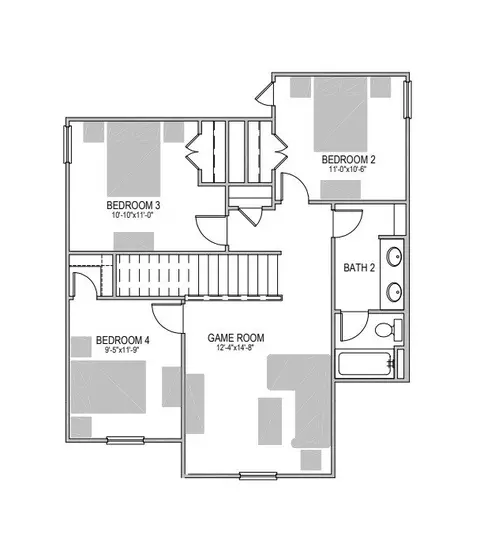 Floorplan - 223 Hornet St, Elgin, TX 78621 photo 2 of 2