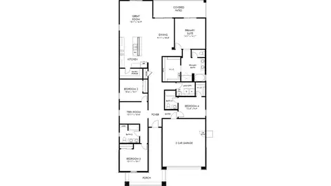 Floorplan - 494 W Rock Needle Trl, Apache Junction, AZ 85120 photo 1 of 1