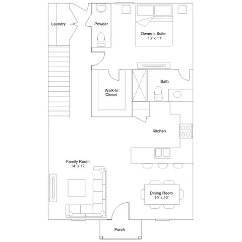Floorplan - 734 Alamito Ave, Kyle, TX 78640 photo 1 of 2