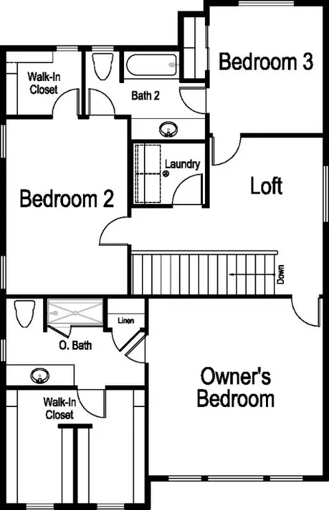 Floorplan - 6417 Vernon Dr, Eagle Mountain, UT 84005 photo 2 of 3