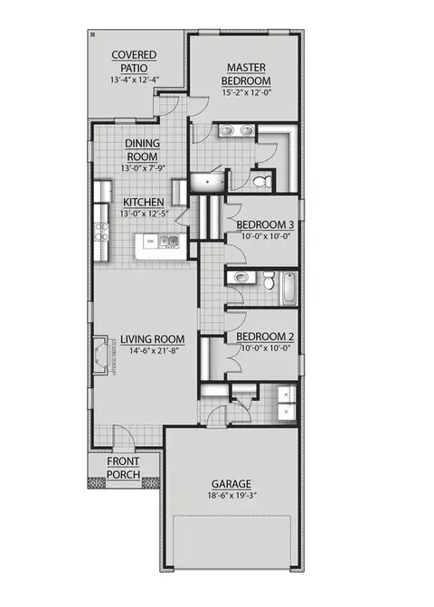Floorplan - 14 Splendor Run, Freeport, FL 32439 photo 1 of 1