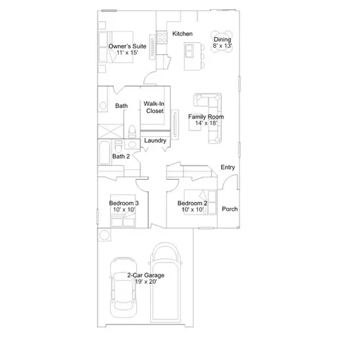 Floorplan - 1122 Saddle Dr, Guthrie, OK 73044 photo 1 of 1