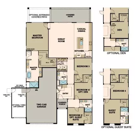 Floorplan - 7746 E 36th Pl, Yuma, AZ 85365 photo 1 of 1