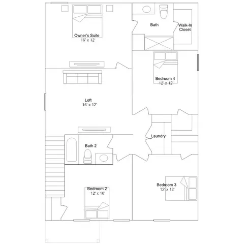 Floorplan - 501 Falling Cave Dr, Willis, TX 77378 photo 2 of 2
