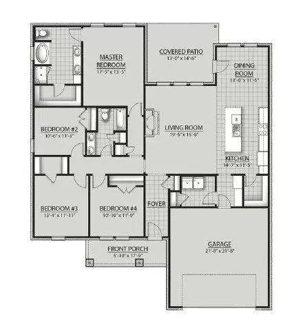 Floorplan - 2 Alexandria Grace Dr, Long Beach, MS 39560 photo 1 of 1